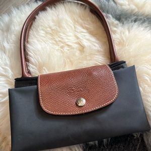 Longchamp Le Pliage “Shopping” - medium graphite color